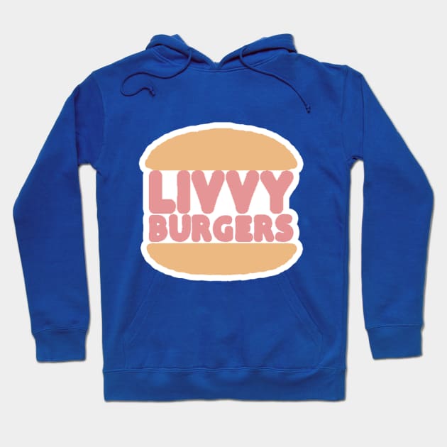 Livvy Burgers | Burger King Logo Parody Hoodie by Livvy